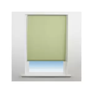 Image of Universal Plain Daylight Roller Blind, Apple Green, W120cm