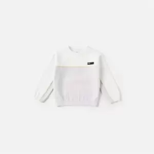 Image of Missguided Kids Jacquard Crew Neck Sweat - Purple