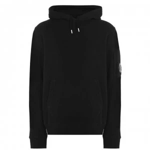 Image of CP COMPANY Junior Boys Lens Arm Oth Hoodie - Black 999