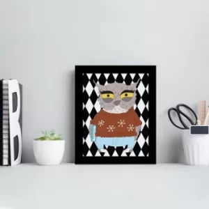 Image of SCT-021 Multicolor Decorative Framed MDF Painting