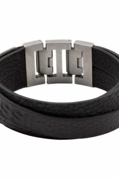 Image of Fossil Jewellery & Leather Bracelet JEWEL JF84818040