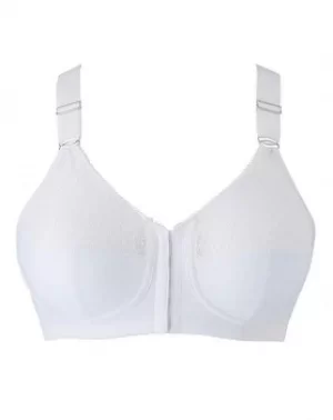 Image of Glamorise Comfort Lift White Support Bra