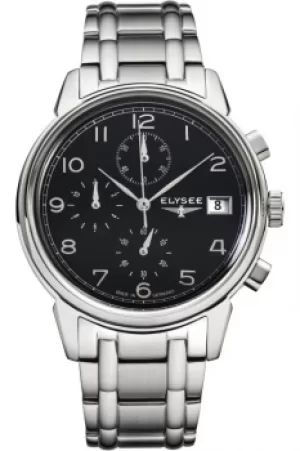 Image of Mens Elysee Vintage Chronograph Watch 80551S