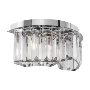 Image of Modern Colline 2 Light Chrome Wall Lamp