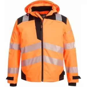 Image of Portwest - PW360OBRL - sz L PW3 Extreme Breathable Rain Jacket Orange/Black