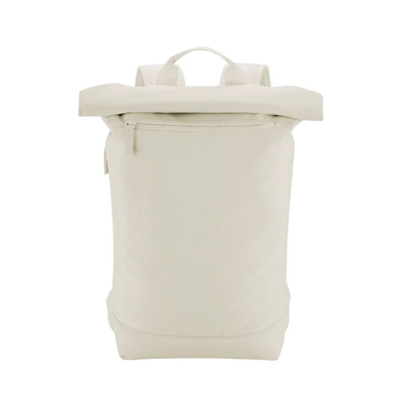 Image of Bagbase Mens Simplicity Lite Roll Top Backpack in Beige Beige Male