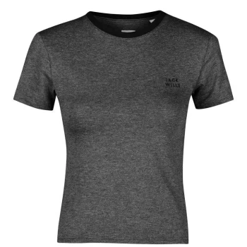 Image of Jack Wills Trinkey Ringer T-Shirt - Charc Marl