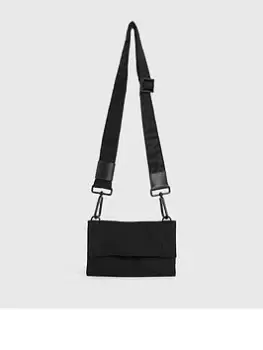 Image of Allsaints Ezra Nylon Cross-Body Bag - Black