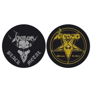 Image of Venom - Black Metal / Welcome To Hell Slipmat Set