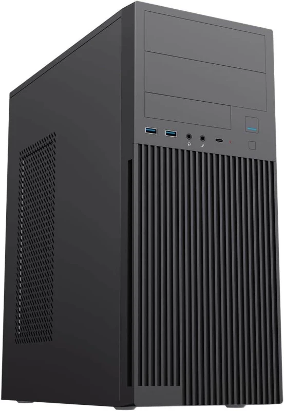Image of CiT Academy Mid-Tower Office PC Case w/ Type C and 500w PSU