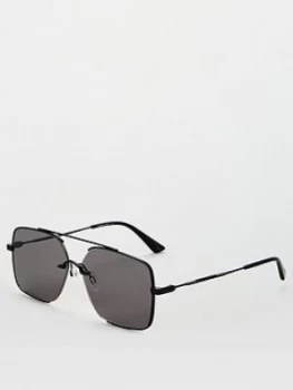 Image of Mcq Alexander Mcqueen Mcq By Alexander Mcqueen Brow Bar Sunglasses
