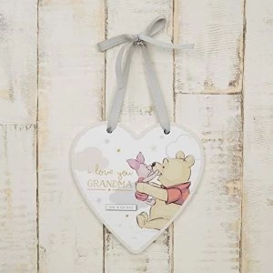 Image of Disney Magical Beginnings Pooh Plaque - Grandma