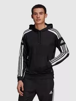 Image of adidas adidas Mens Squad 21 Hoody - Black, Size L, Men