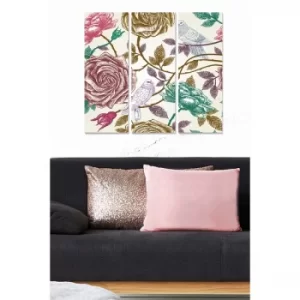 Image of MDF17268819 Multicolor Decorative MDF Painting (3 Pieces)