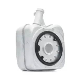 Image of RIDEX Oil Cooler VW,AUDI,SKODA 469O0007 028117021B,028117021K,028117021L Oil Cooler, engine oil 028117021B,028117021K,028117021L,028117021B,028117021K