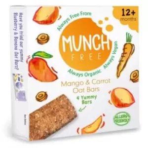 Image of Munch Free Mango Carrot & Oat Bar Multipack - 100g