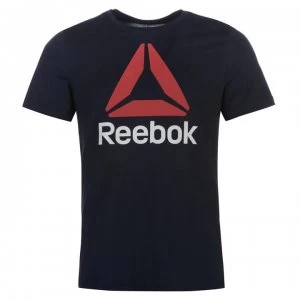 Image of Reebok Stack Delta T Shirt Mens - Navy