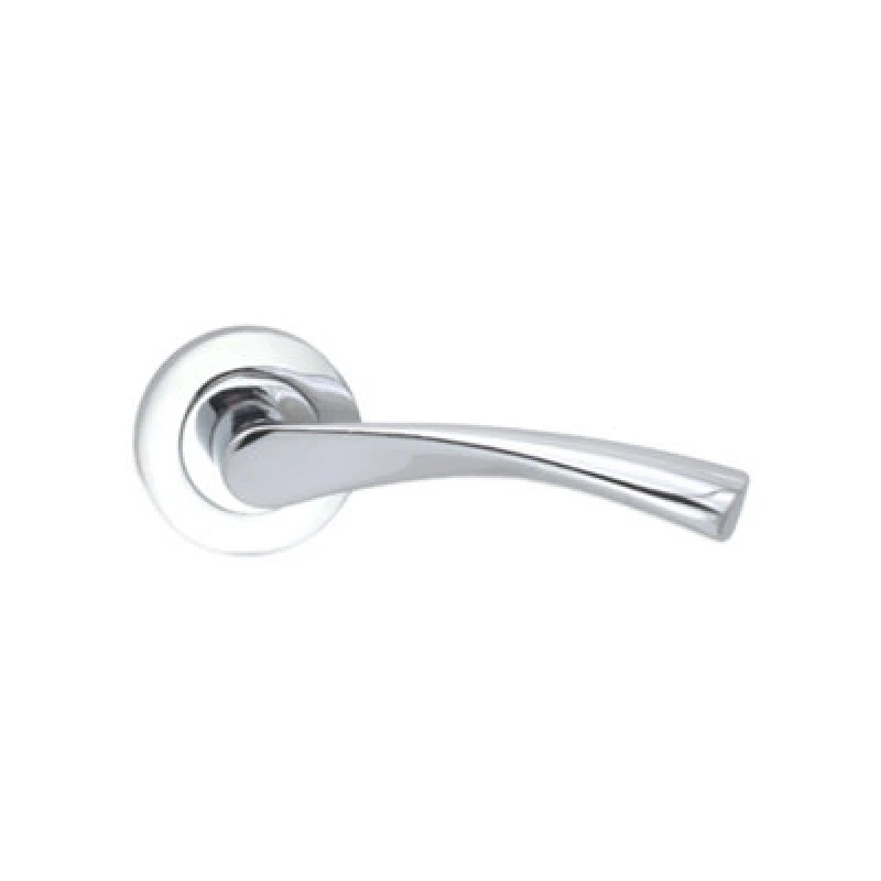 Image of Spira Brass Mercury Lever Door Handle Polished Chrome