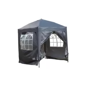 Image of BIRCHTREE Pop Up Gazebo 2X2M Grey
