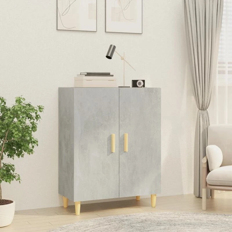 Image of VIDAXL Sideboard Concrete Grey 70x34x90cm Engineered Wood Vidaxl 8720286972182