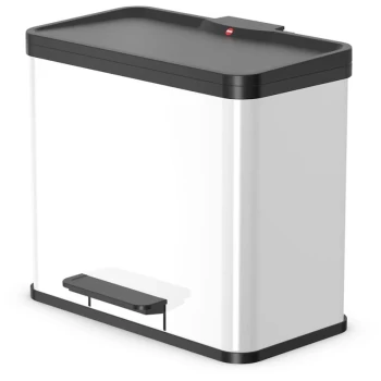 Image of Pedal Bin Oko Trio Plus Size L 3x9 L White 0633-230 - White - Hailo