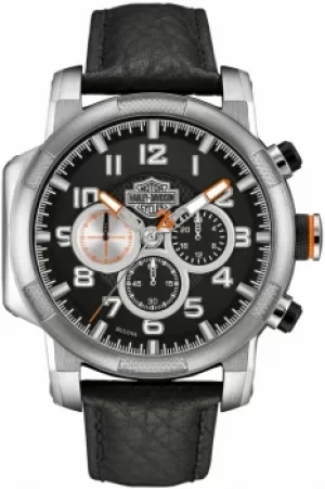 Image of Mens Harley Davidson Chronograph Watch 76B172
