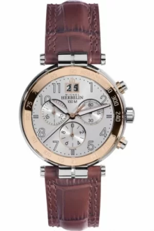 Image of Mens Michel Herbelin Newport Watch 36654/TR11MA