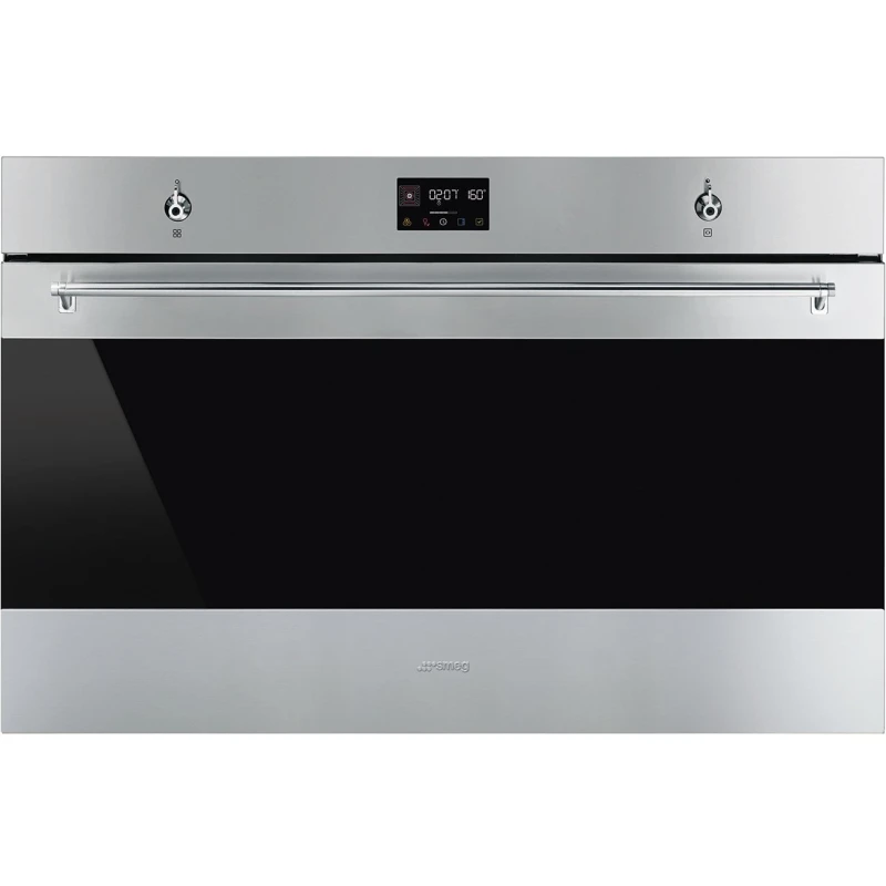 Image of Smeg Classic SFP9302TX Built In Electric Single Oven with Pyrolytic Cleaning - Stainless Steel - A+ Rated