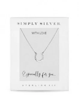 Image of Simply Silver Simple Silver Sterling Silver 925 Horseshoe Pendant