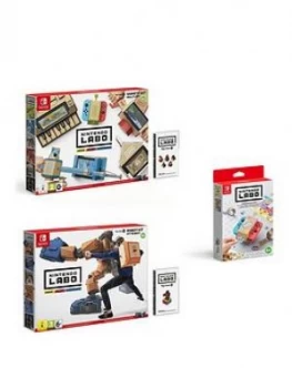 Image of Nintendo Switch Labo Robot Kit And Variety Kit With Customisation Set