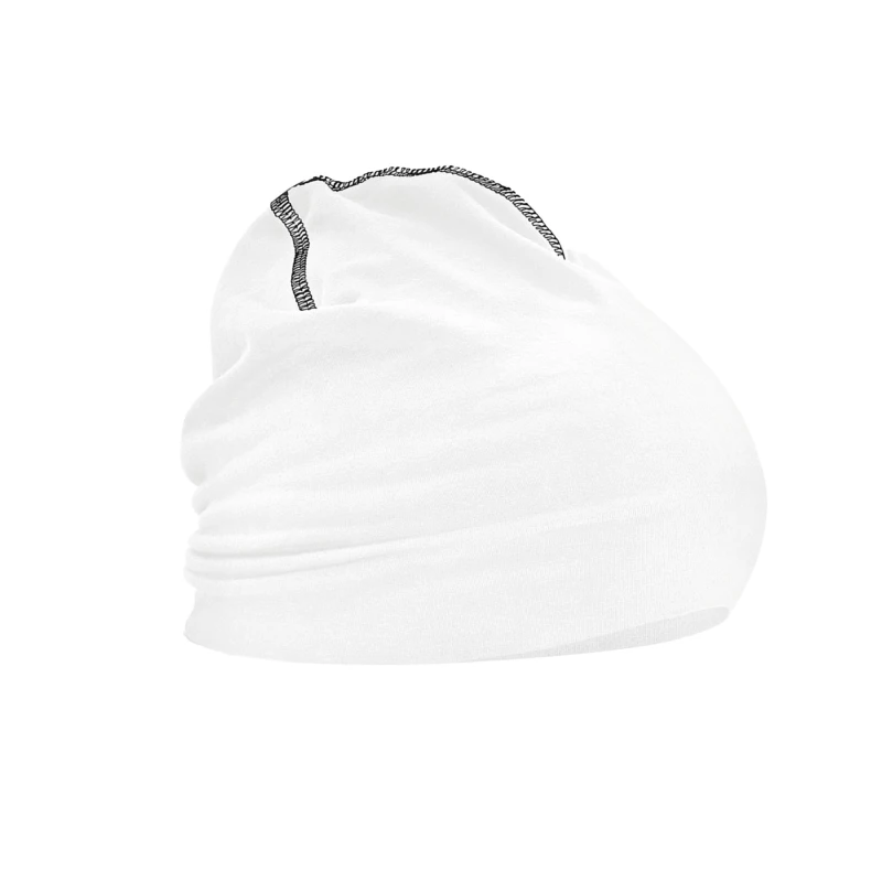 Image of Beechfield Beechfield Men Hemsedal Cotton Beanie in White White One Size Male 5063377395709