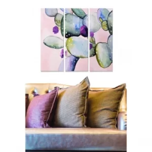 Image of MDF3098799 Multicolor Decorative MDF Painting (3 Pieces)