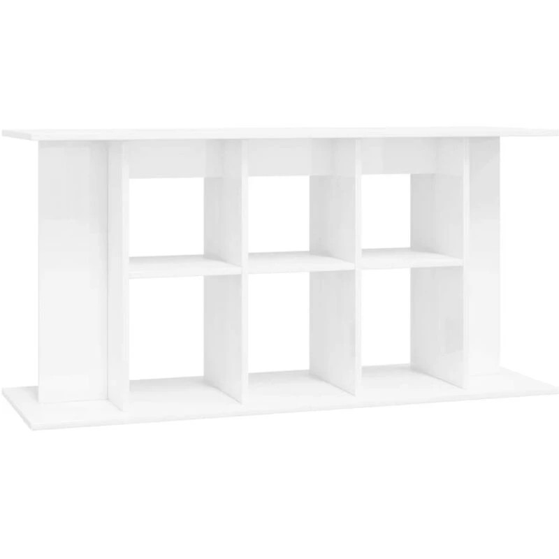 Image of VIDAXL Vidaxl - Aquarium Stand High Gloss White 120x40x60cm Engineered Wood 8720845417956