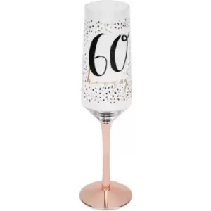 Image of Downtown Luxe Birthday Flute 60th