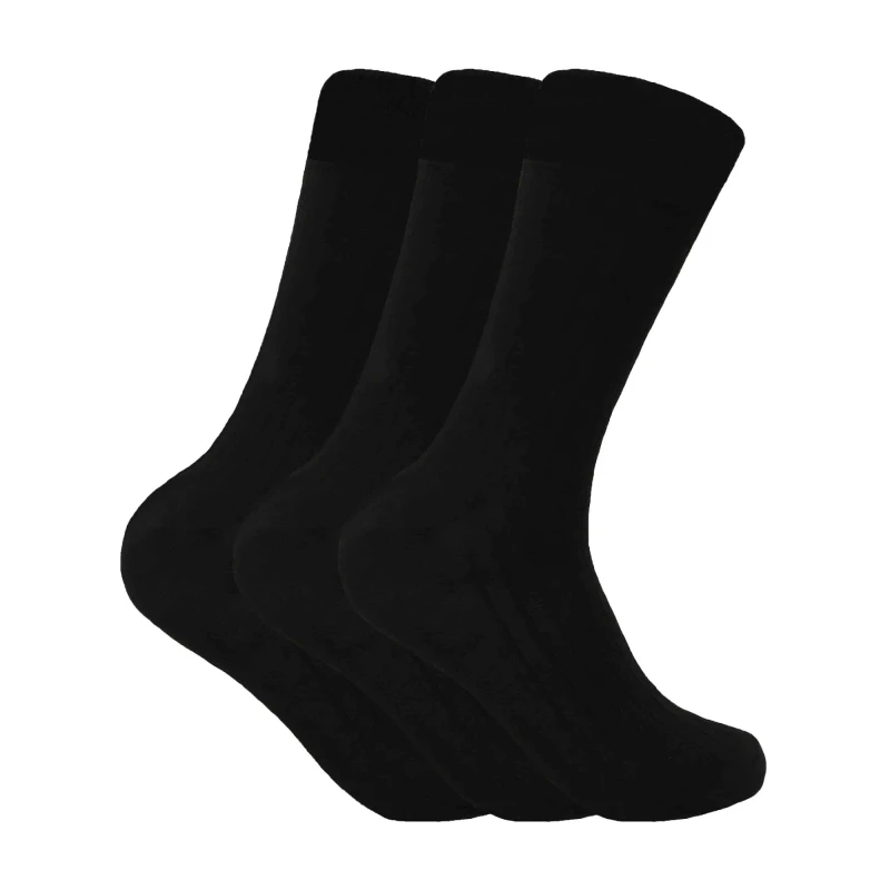 Image of Sock Snob Sock Snob Men Winter Warm Wool Blend Hiking Boots Socks in Black Size: 6-11 Black 6-11 Male 5060597070669