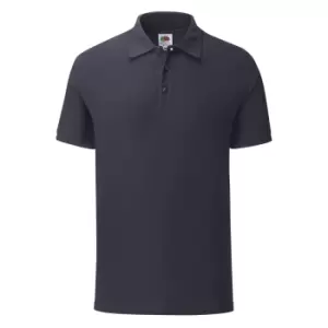 Image of Fruit Of The Loom Mens Tailored Poly/Cotton Piqu Polo Shirt (XXL) (Deep Navy)