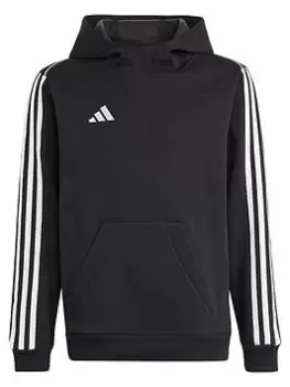 Image of Boys, adidas Youth Tiro23 S/w Hoody, Black, Size 7-8 Years