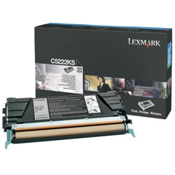 Image of Lexmark C5222KS Black Laser Toner Ink Cartridge