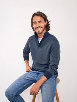 Image of White Stuff York Merino Twist Shawl - Blue Size M Men