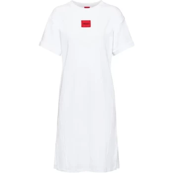 Image of Hugo Boss Red Label T-Shirt Dress White Size L Women