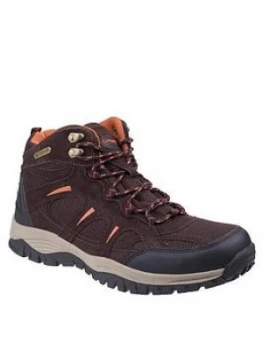 Image of Cotswold Stowell Lace Up Walking Boots, Dark Brown, Size 9, Men