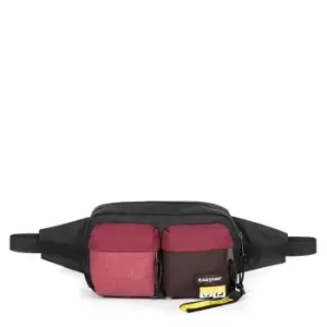 Image of Eastpak Bumbag Double Rw Burgundy, #1 100% Polyamide; #2 100% Polyester