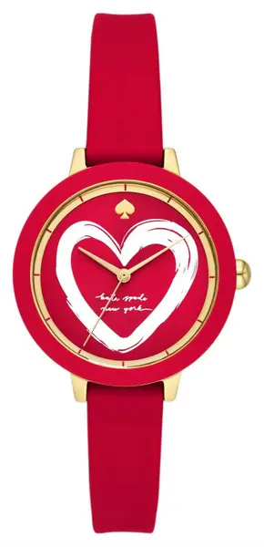 Image of Kate Spade KSW1819 Park Row (34mm) Red Heart Dial / Red Watch