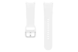 Image of Samsung Sport Band for all Galaxy Watch4/Watch5 (20mm, S/M) in White (ET-SFR90SWEGEU)