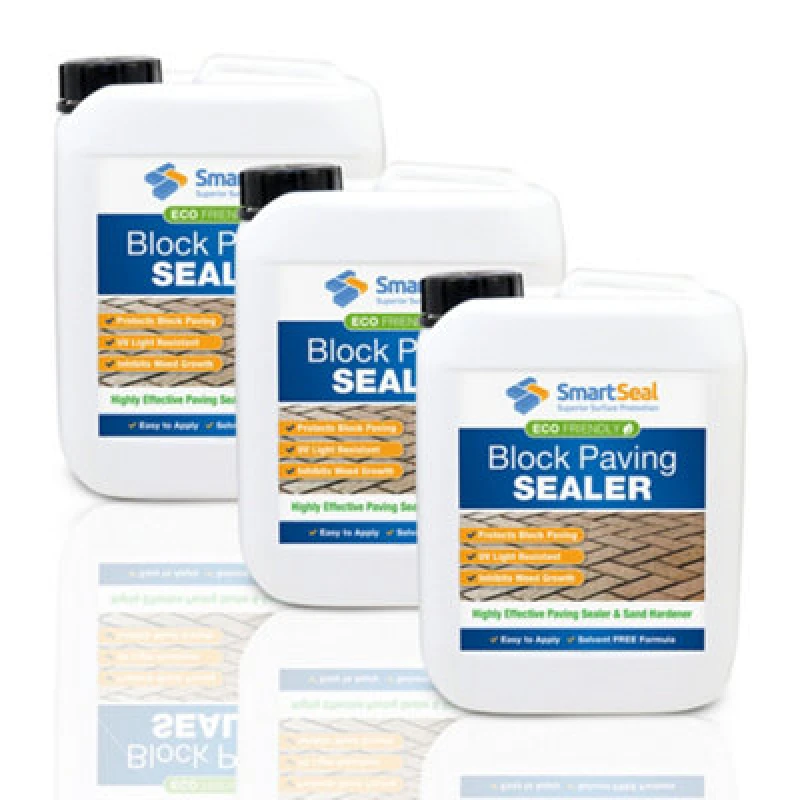 Image of SMARTSEAL Smartseal - Solvent-Free Block Paving Sealer / Weed Inhibitor - 3 x 5 Litre SM-ECOBPS-3X5