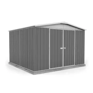 Image of Mercia Absco Regent 10 X 10 Apex Metal Shed - Woodland Grey