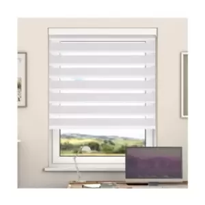 Image of Day And Night Zebra Roller Blind with Cassette(Cream, 140cm x 220cm)
