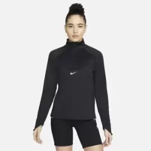 Image of Nike Dri-FIT Element Womens Trail Running Midlayer Top - Black
