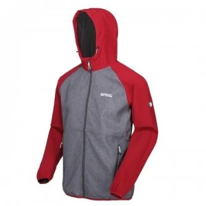 Image of Regatta Arec II Softshell Jacket - DelhiRed/Ash