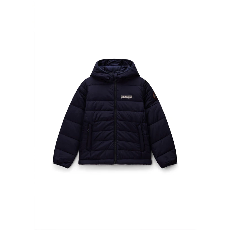 Image of Napapijri Kids Napa Gesar Insulated Short Puffer Jacket Blue Marine 176 male 12Y